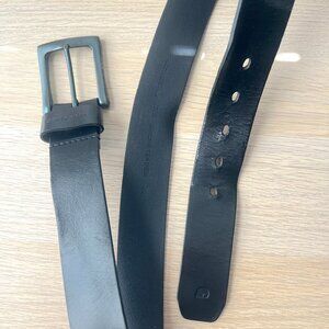 Carhartt Genuine Leather Belt Black Classic Mens Size 34